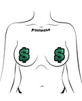Pastease Pastease Premium Glitter Dollar Sign - Green O/S - Image 3