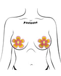 Pastease Pastease Premium Groovy Flower - Pink O/S - Image 3