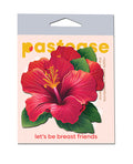 Not Regular Toys Pastease Tropical Vibrant Hawaiian Hibiscus Botanical Flower - Red O/S