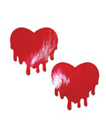 Pastease Pastease Faux Leather Melty Heart - Red O/S - Image 2