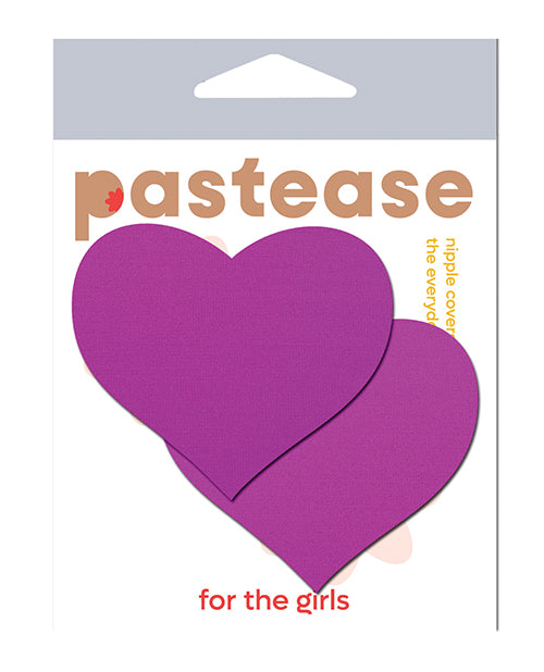 Pastease Pastease Basic Heart Black Light Reactive - Neon Purple O/S