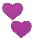 Pastease Pastease Basic Heart Black Light Reactive - Neon Purple O/S - Image 2