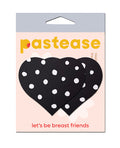 Not Regular Toys Pastease Heart w/Polka Dot - White/Black O/S