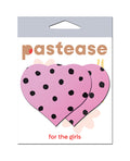 Not Regular Toys Pastease Heart w/Polka Dot - Pink/Black O/S