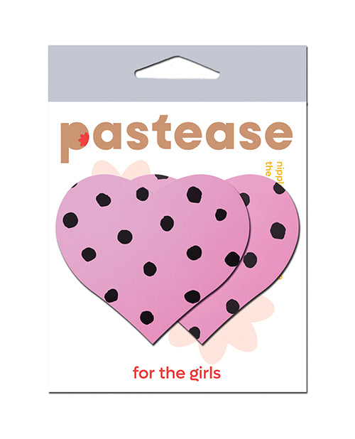 Not Regular Toys Pastease Heart w/Polka Dot - Pink/Black O/S