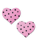 Not Regular Toys Pastease Heart w/Polka Dot - Pink/Black O/S - Image 2