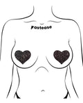 Pastease All Sparkle Heart - Black O/S (3)