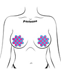 Not Regular Toys Pastease Neon Checkered Petal - Pink/Blue O/S - Image 3