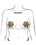 Pastease Pastease Pierced Flower Breast Petal w/Barbell Piercing - Nude O/S - Image 3
