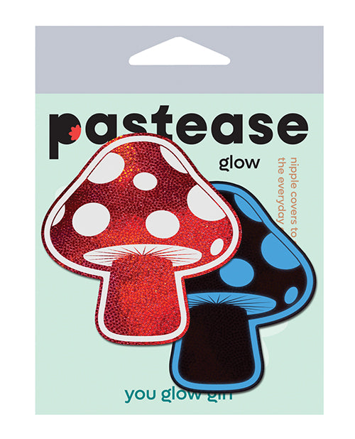Pastease Pastease Premium Shiny Glow in the Dark Shroom - Red/White O/S