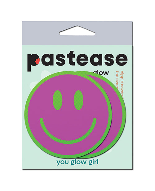 Not Regular Toys Pastease Neon Green Glow-in-the-Dark Smiley Face - Pink O/S