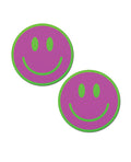 Not Regular Toys Pastease Neon Green Glow-in-the-Dark Smiley Face - Pink O/S - Image 2
