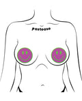 Not Regular Toys Pastease Neon Green Glow-in-the-Dark Smiley Face - Pink O/S - Image 3