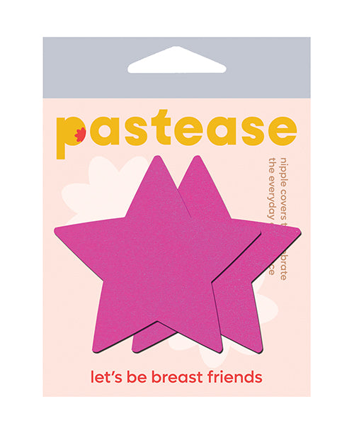 Pastease Pastease Basic Star Black Light Reactive - Neon Pink O/S