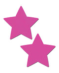 Pastease Pastease Basic Star Black Light Reactive - Neon Pink O/S - Image 2