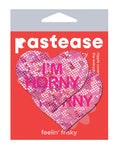Pastease Pastease I'm Horny Heart - Pink/Red O/S - Image 2