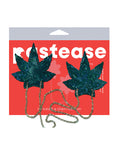 Pastease Pastease Chains Disco Weed Leaf - Green O/S