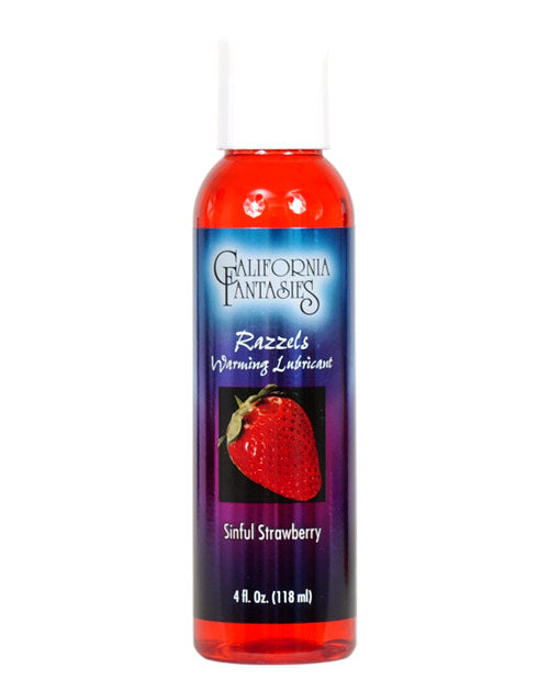 Razzels Razzels Warming Lubricant - 4 oz Sinful Strawberry