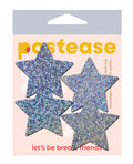 Pastease Pastease Petites Glitter Star - Silver O/S Pack of 2 Pair