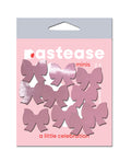 Pastease Pastease Mini Faux Leather Bows - Baby Pink Pack of 8