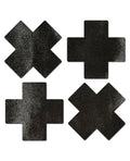 Pastease Pastease Premium Petites Liquid Cross - Black O/S Pack of 2 Pair - Image 2