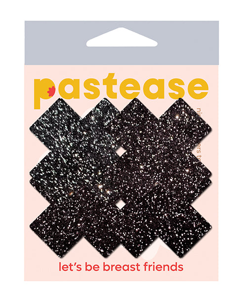 Pastease Pastease Premium Petites Sparkle Plus X - Black O/S Pack of 2 Pair