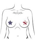 Pastease Pastease Premium Petites Glittering Stars & Stripes - Red/White/Blue O/S - Image 3
