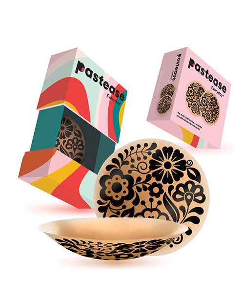 Pastease Pastease HALOS Silicone Floral Nipple Covers w/Travel Box - Bloom A-C Cup 10 or More Uses