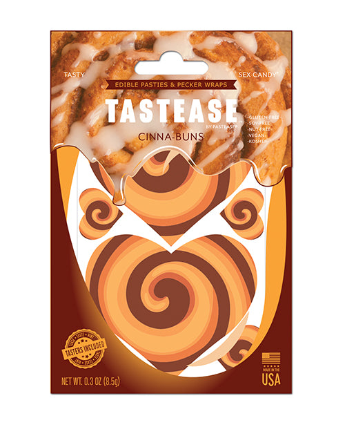 Pastease Pastease Tastease Edible Pasties & Pecker Wraps - Cinna-Buns O/S