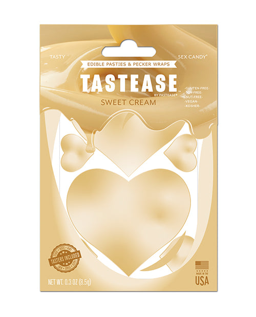 Pastease Pastease Tastease TEdible Pasties & Pecker Wraps - Sweet Cream O/S