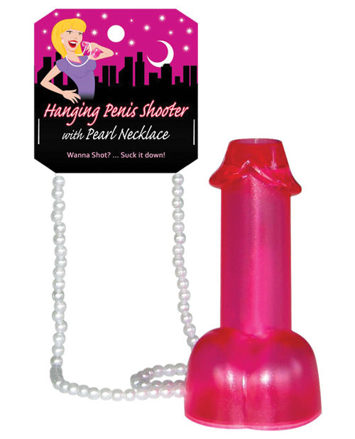 Kheper Hanging Penis Shooter w/Pearl Necklace