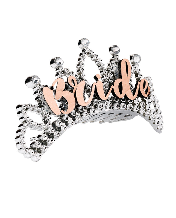 OMG International Bride Tiara - Rose Gold