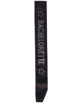 OMG International Bachelorette Sash w/Crystals - Black