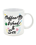 Island Dogs Attitude Mug Coffee, Weed & Sex - 22 oz