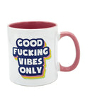 Island Dogs Attitude Mug Good Fucking Vibes Only - 22 oz