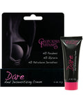 Dare to be Bare Dare Anal Desensitizing Cream - .5 oz Tube Boxed
