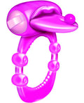 X-Treme Vibe Pierced Tongue X-treme Vibrating Pleasure Ring - Magenta - Image 2