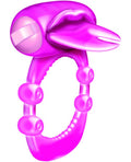 X-Treme Vibe Forked Tongue X-treme Vibrating Pleasure Ring - Magenta - Image 2
