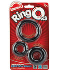 Screaming O Screaming O RingO - Black Pack of 3