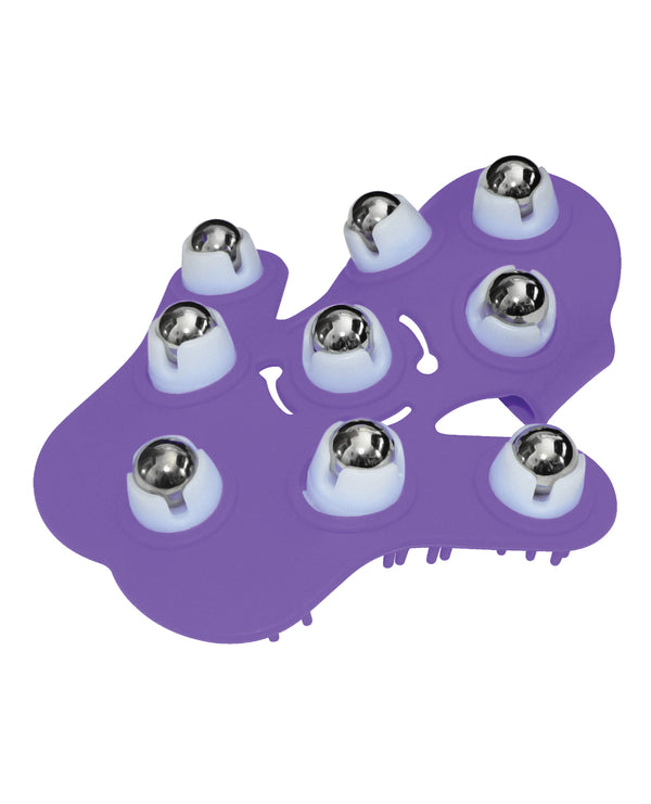 Fuzu Fuzu Glove Massager - Neon Purple