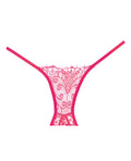 Adore Adore Lace Enchanted Belle Panty Hot Pink O/S - Image 2