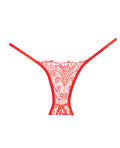 Adore Adore Lace Enchanted Belle Panty Red O/S - Image 2