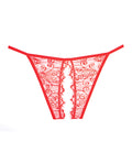 Adore Adore Lace Enchanted Belle Panty Red O/S - Image 3
