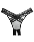 Adore Adore Sheer & Lace Desire Panty Black O/S - Image 2