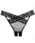 Adore Adore Sheer & Lace Desire Panty Black O/S - Image 3