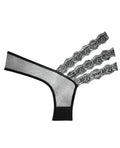 Adore Adore Sheer & Lace Wild Orchid Panty Black O/S - Image 2