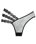 Adore Adore Sheer & Lace Wild Orchid Panty Black O/S - Image 3