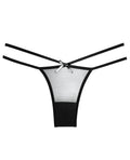 Adore Adore Sheer Naughty Vanilla Panty Black O/S - Image 2