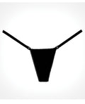 Adore Adore Between the Cheats Wetlook Panty Black O/S - Image 3
