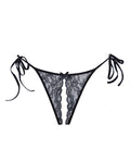 Adore Adore Sugar Tie Side Open Lace Panty Black O/S - Image 4